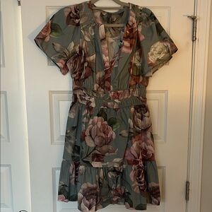 Anthropologie Somerset Floral Print Women's Dress
